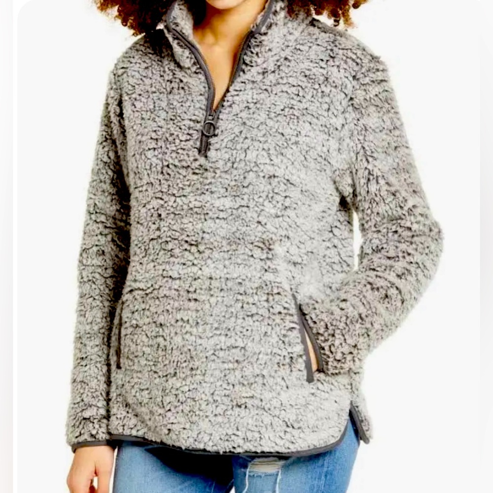 Thread & Supply | 1/4-Zip Sherpa Pullover | XS (Men’s)